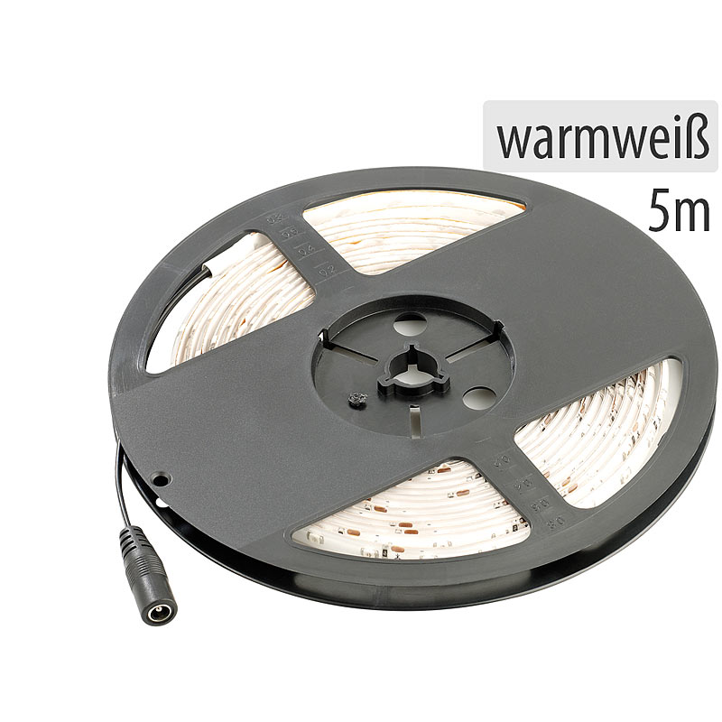 LED-Streifen LE-500MN, 5 m, warmweiß, Innenbereich