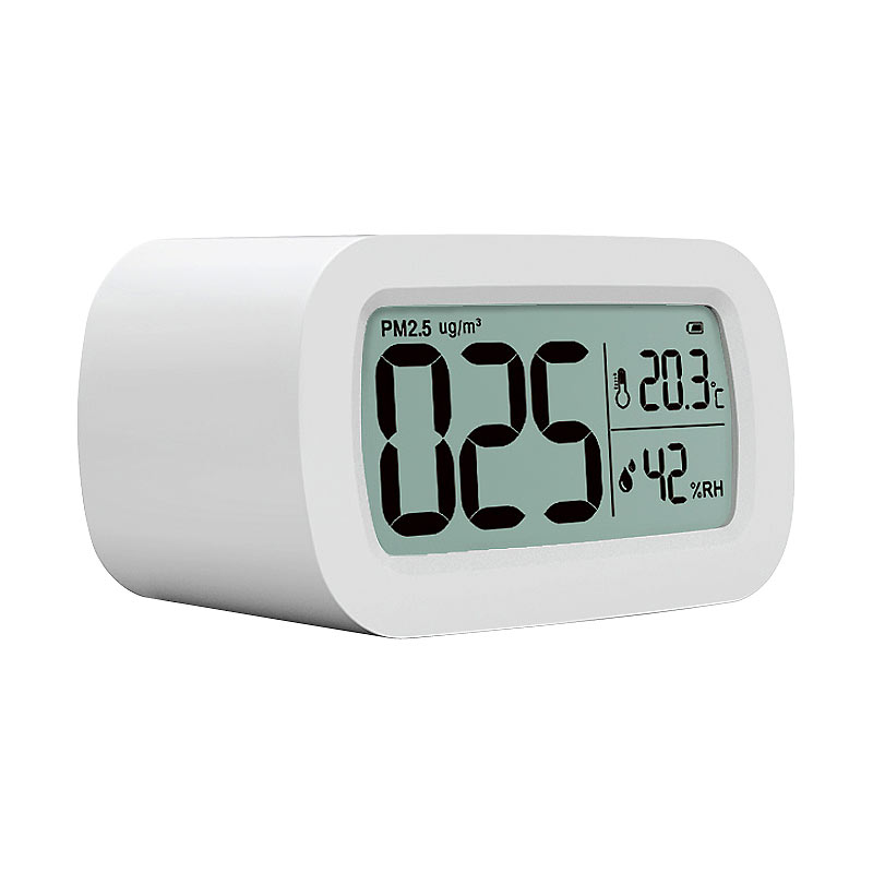 PM2,5-Feinstaub-Messgerät mit Temperatur- und Luftfeuchtigkeitsanzeige