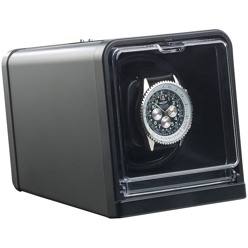 Uhrenbeweger für Automatik-Armbanduhren, Drehrichtung & Dauer wählbar