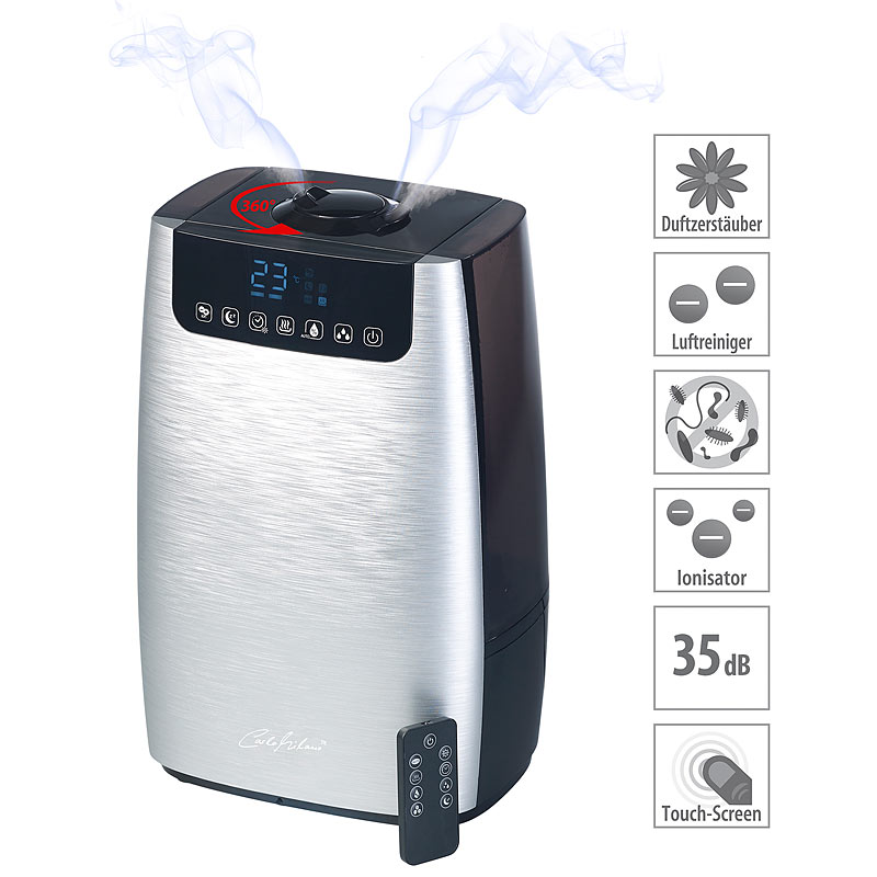 Digitaler Ultraschall-Aroma-Luftbefeuchter & -reiniger, Ionisator & UV