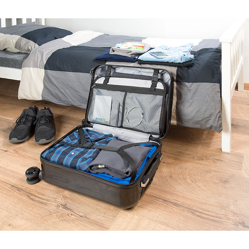 Xcase HandgepäckTrolley mit LaptopFach, PowerbankAnschluss, TSA, 30 l eBay