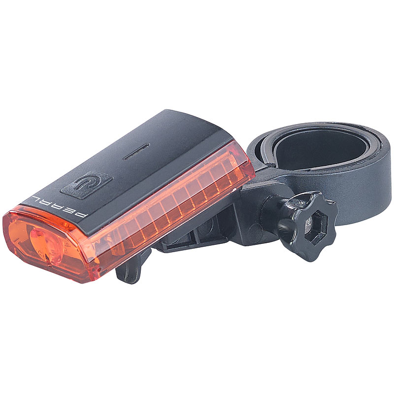 USB-Ladekabel IPX4 Fahrradlampe PEARL Fahrradlicht: Cree-LED-Fahrrad-R/ücklicht mit Akku StVZO-zugel