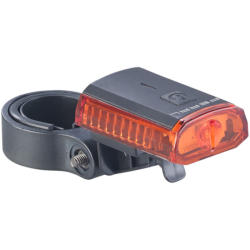 USB-Ladekabel IPX4 Fahrradlampe PEARL Fahrradlicht: Cree-LED-Fahrrad-R/ücklicht mit Akku StVZO-zugel