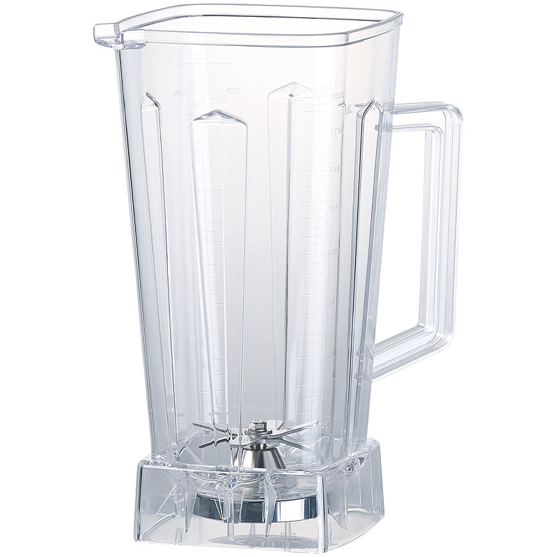 Ersatz-Mixbecher für Profi-Standmixer BR-1500, 2 Liter, BPA-frei