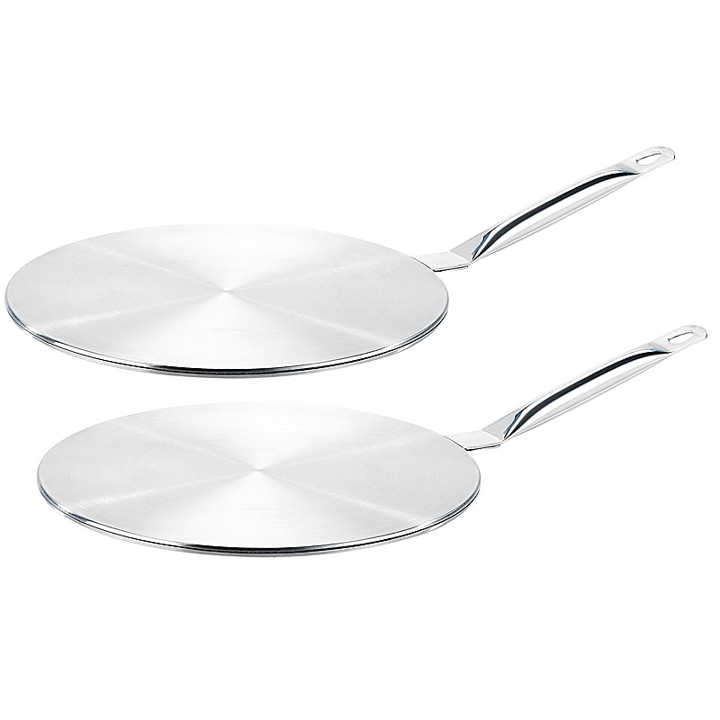 Universal-Adapterplatte für Induktionskochfelder, 24 cm, 2er-Set