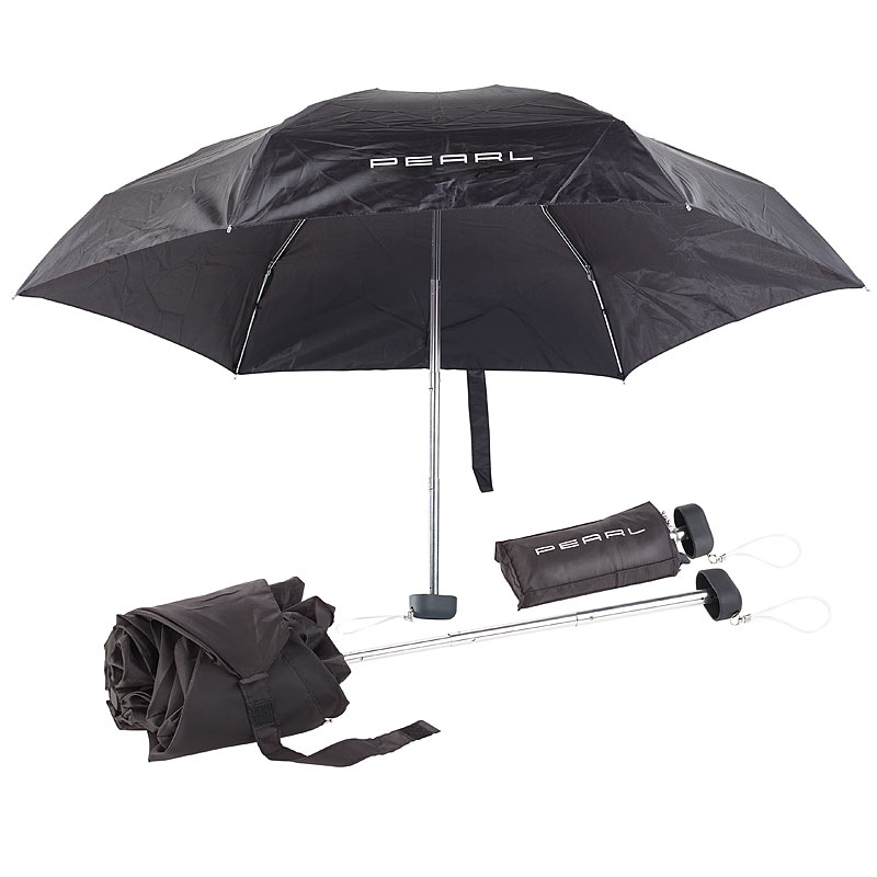 Mini-Regenschirm mit Transporthülle, extraleicht & superkompakt, 16 cm