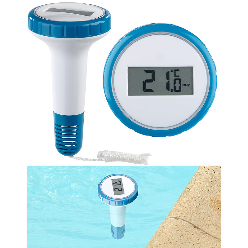 Thermometer Pool Gre 40050 - Schwimmendes Poolthermometer „BIG" Für Pools Schwimmer Pool