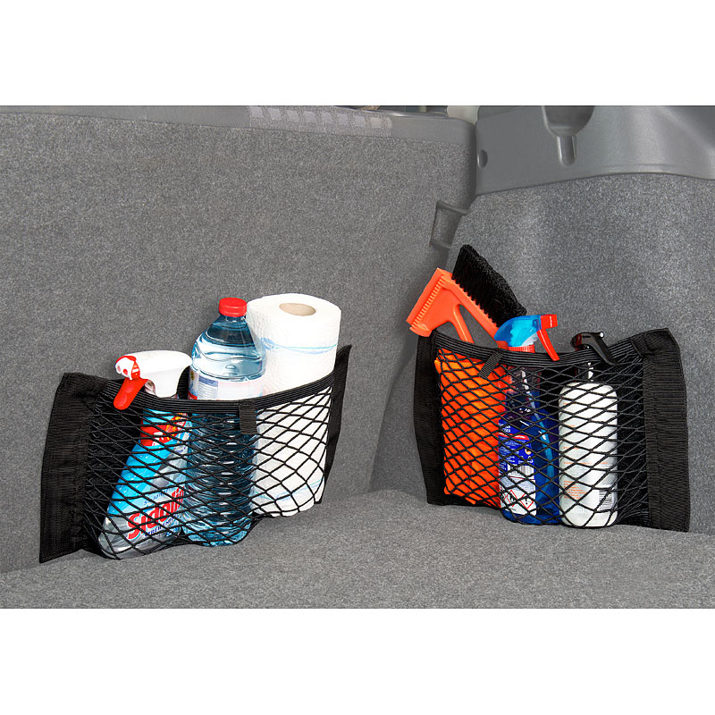 Netz: 4er-Set Universal-Aufbewahrungsnetz, 25 x 40 cm, elastisch