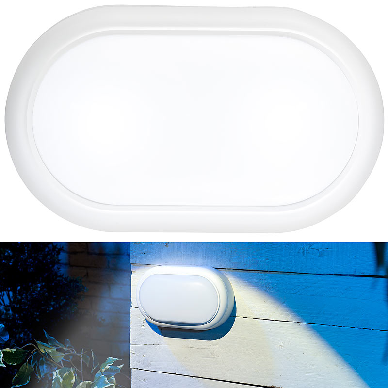 Stoßfeste LED-Feuchtraumleuchte, 1.050 lm, 15 Watt, 4000 K, IP54, IK08