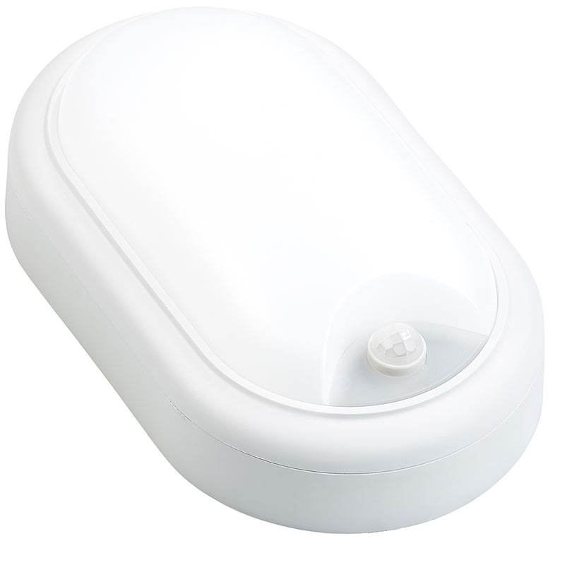 Garagenlicht: LED-Feuchtraumleuchte, Bewegungssensor, 1.050 lm, 15 W