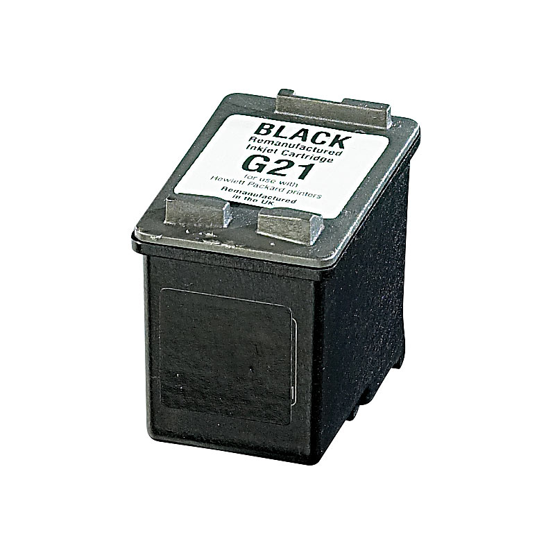 Recycled Cartridge für HP (ersetzt C9351AE No.21), black HC 18ml