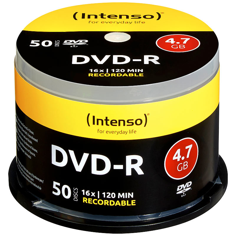 DVD-R 4.7GB 16x, 50er-Spindel