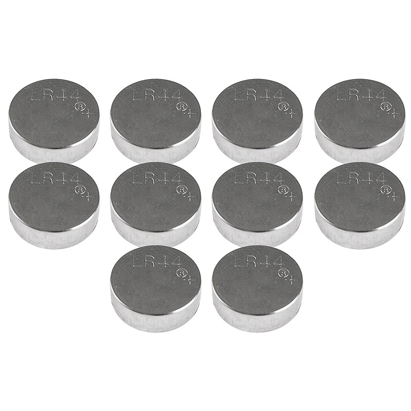 1,5-Volt-Knopfzellen LR44/AG13 Alkaline im 10er-Sparpack