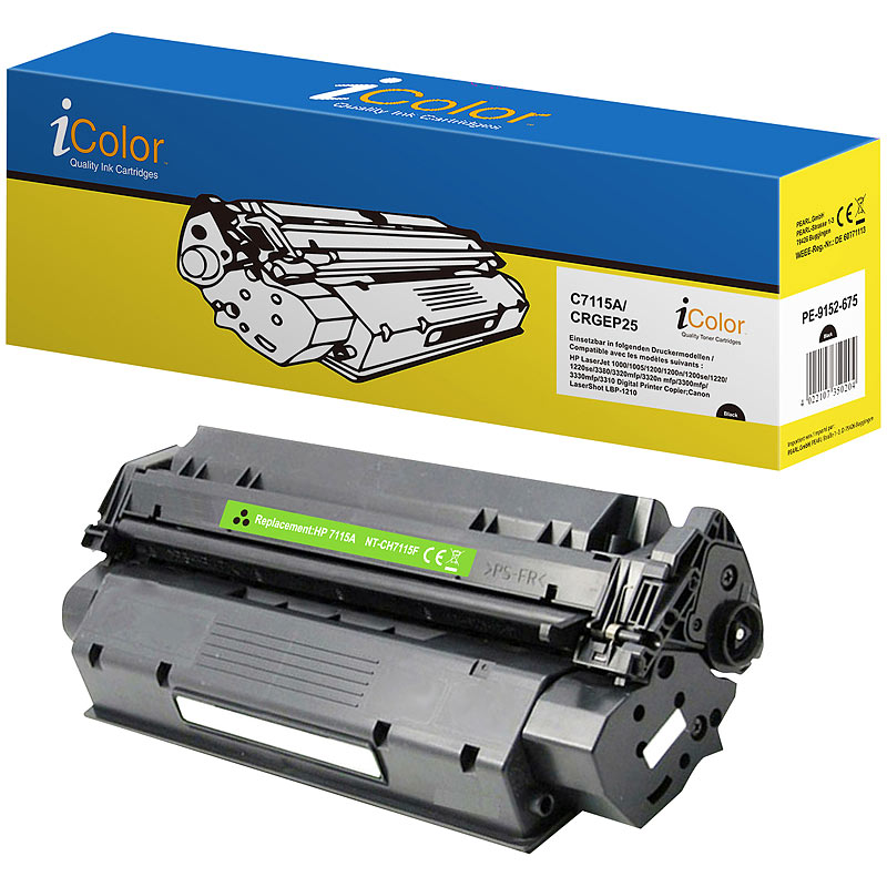 HP & Canon C7115A / EP-25 Toner- Rebuilt