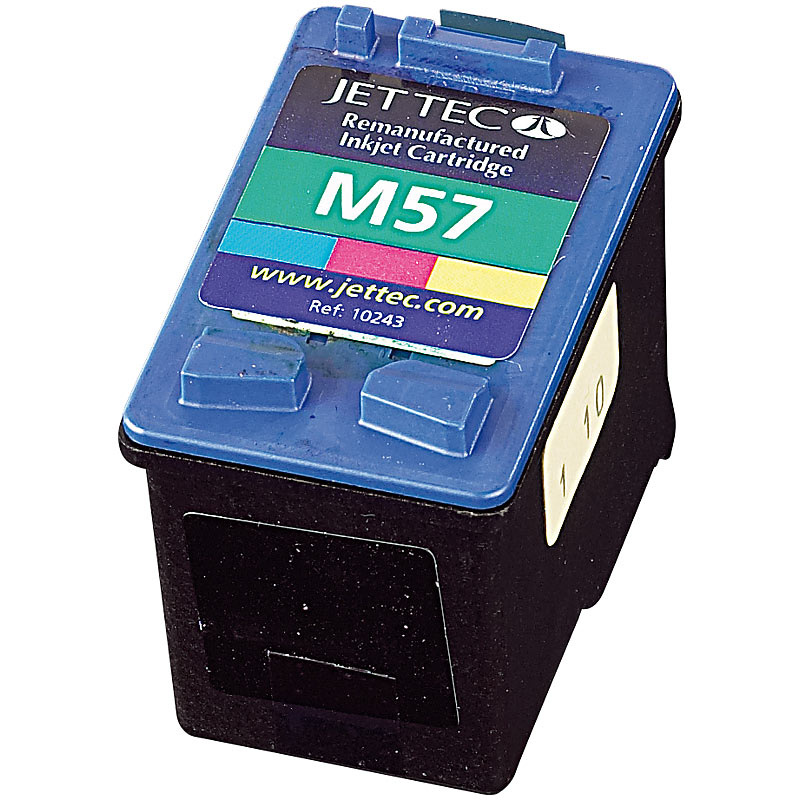 Recycled Cartridge für HP (ersetzt C6657AE  No.57), color HC 24ml