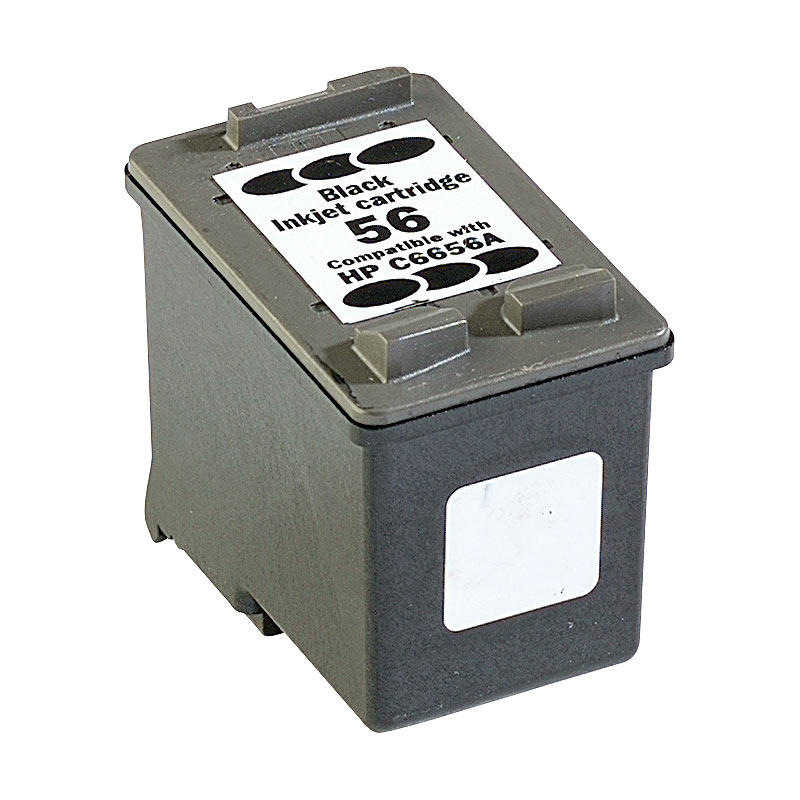 Recycled Cartridge für HP (ersetzt C6656AE No.56), black