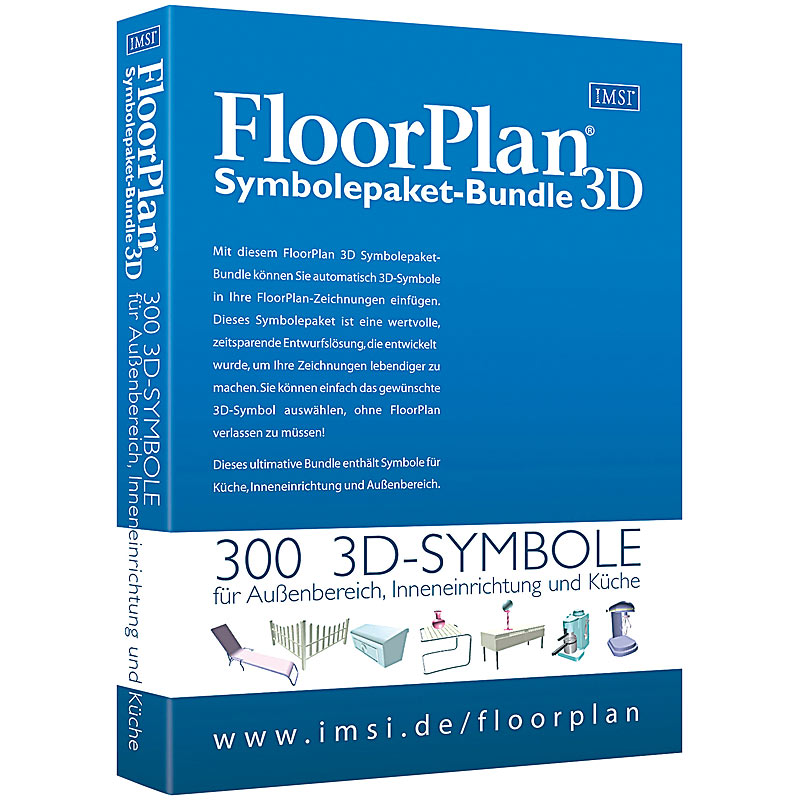 Floorplan Symbolepaket-Bundle 3D