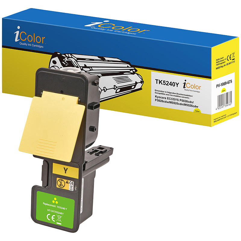 Toner-Kartusche TK-5240Y für Kyocera-Laserdrucker, yellow (gelb)