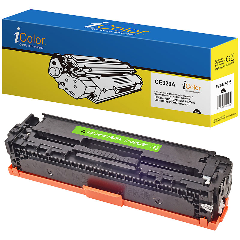 HP CE320A Toner- Kompatibel- black