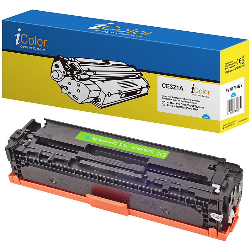 HP CE321A Toner- Kompatibel- cyan