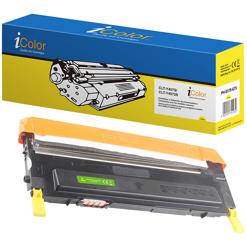 Toner für Samsung CLT-Y4072S, gelb