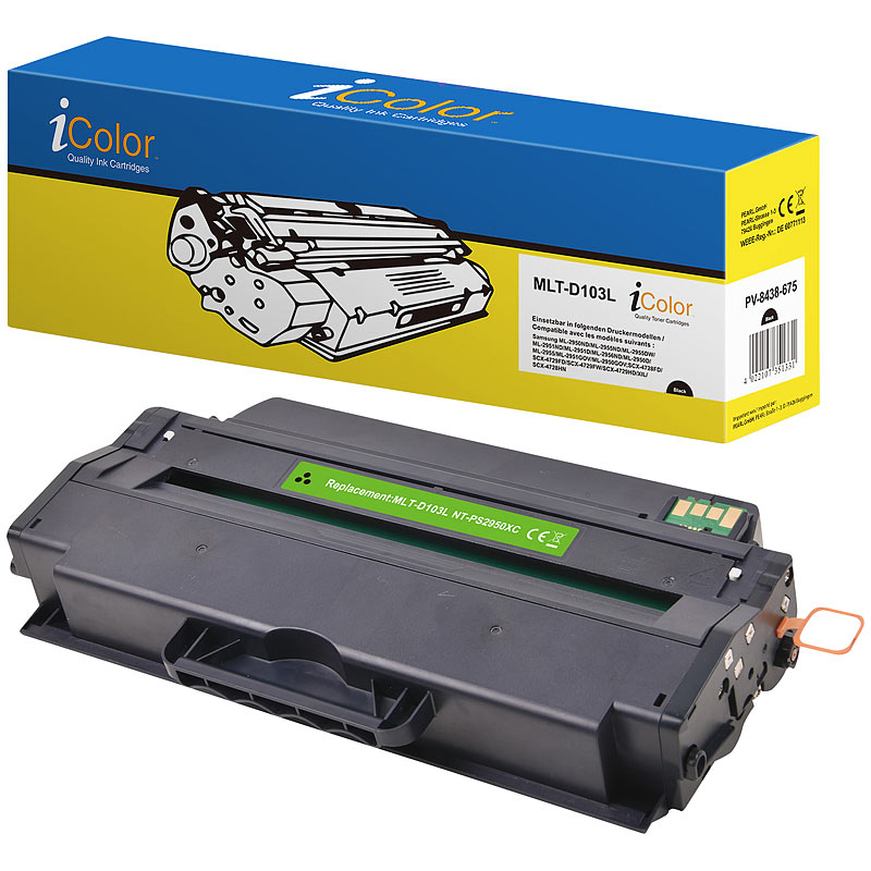 Toner kompatibel für Samsung MLT-D103L, schwarz