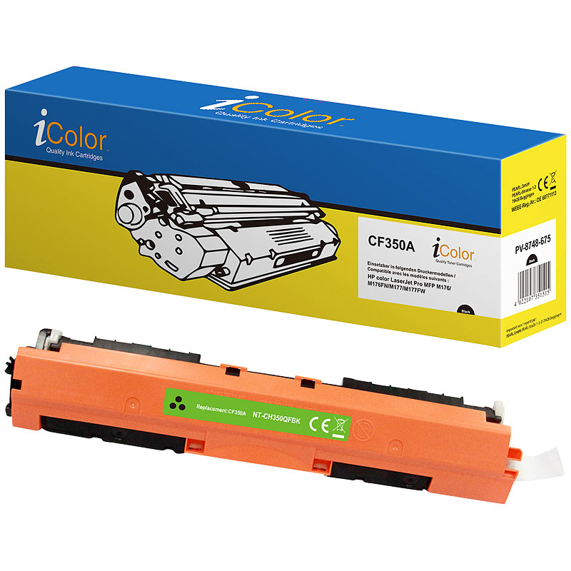 HP CF350A / No.130A Toner- Rebuilt- black