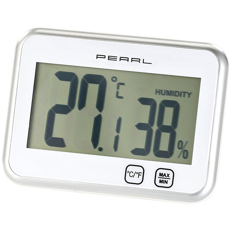 Digitales Thermometer & Hygrometer mit Minimum / Maximum, Touch