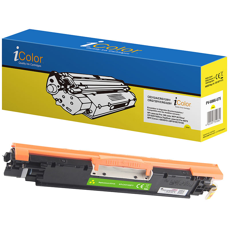 Kompatibler Toner für HP CE312A / 126A, yellow