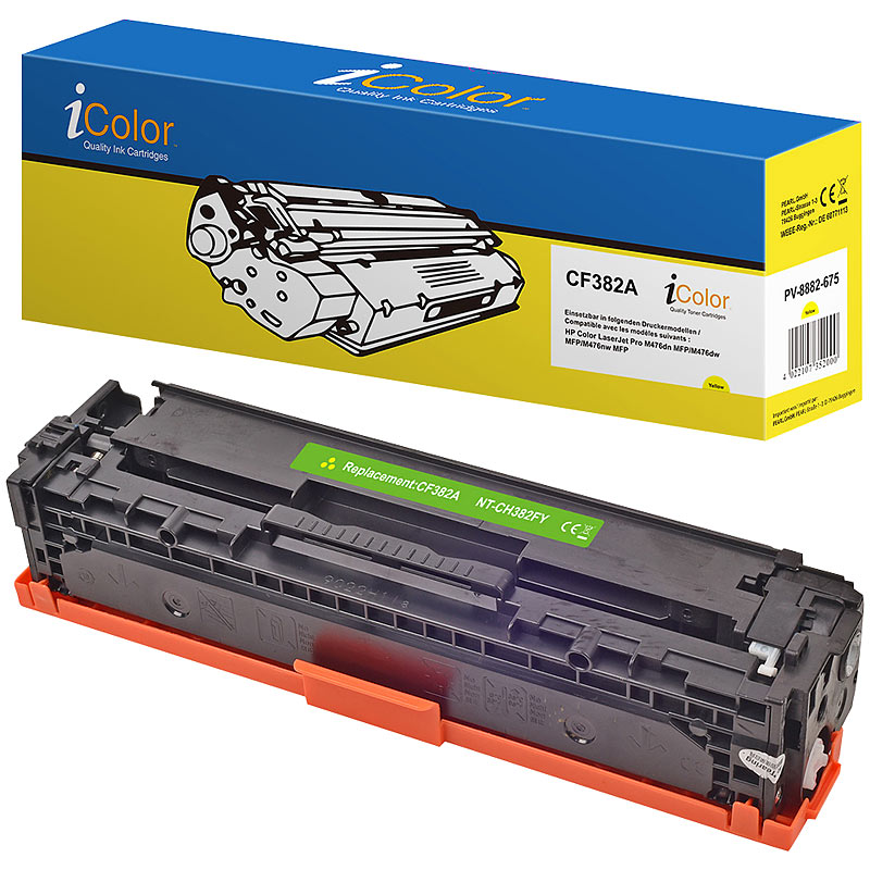 Kompatibler Toner für HP CF382A / 312A, yellow