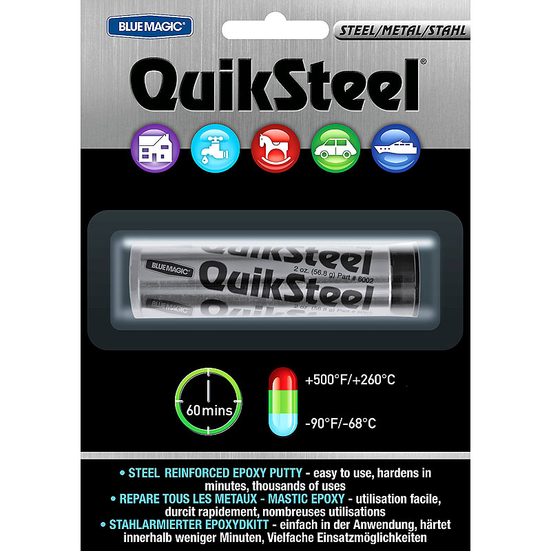 QuikSteel Reparatur-Knetmasse für Metalle, 56,8 g