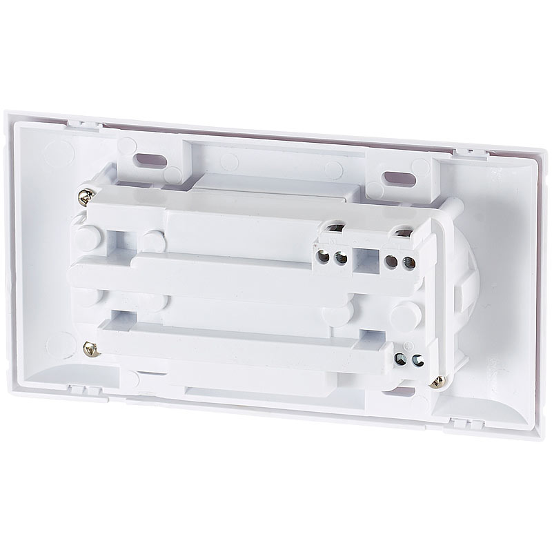 5 V // 2,1 A // 10,5 Watt 1X revolt Doppel-Wandsteckdose mit 2 USB-Ladeports