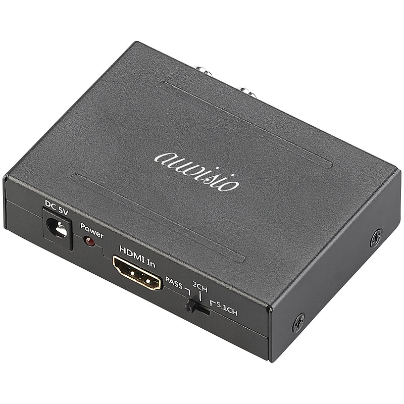 HDMI auf optisch HDMIAudioKonverter mit Cinch und ToslinkKabel eBay