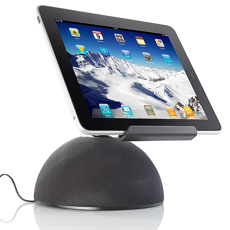 Aktive Universal-Sound-Station MSS-240.k für iPad & Tablet-PC