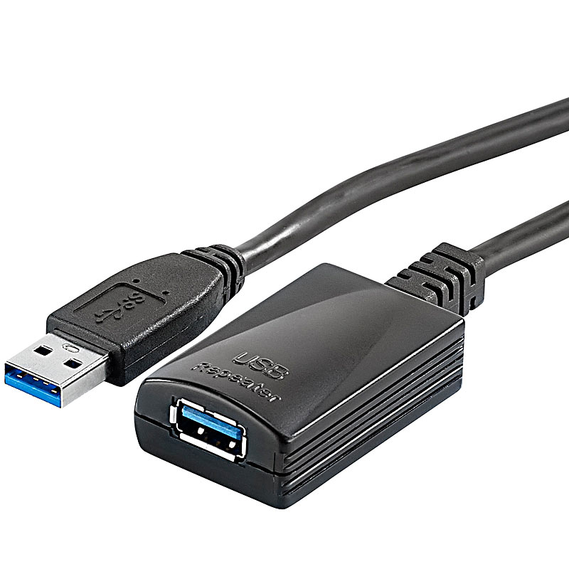USB 3.0 Verlängerung aktiv (inkl. 5m Anschlusskabel)