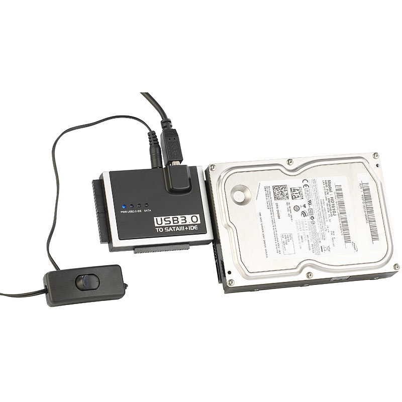 Xystec UniversalFestplattenAdapter für IDE/SATA auf USB 3.0, inkl. Netzteil eBay