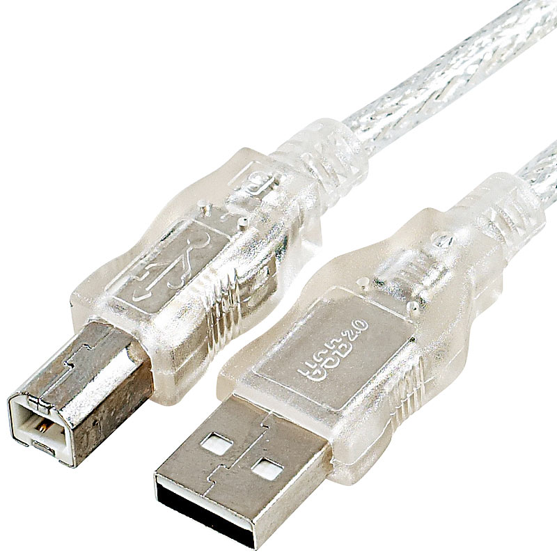 USB 2.0 High-Speed Anschlusskabel 3 m silber