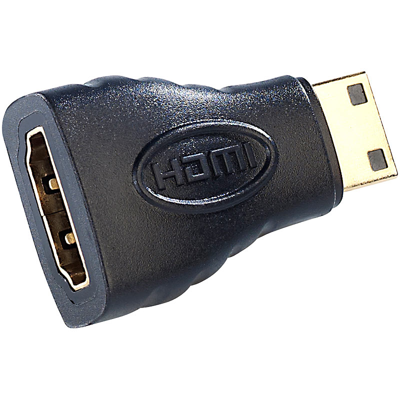 HDMI-Adapter HDMI-Buchse (Typ A) auf mini-HDMI-Stecker (Typ C)