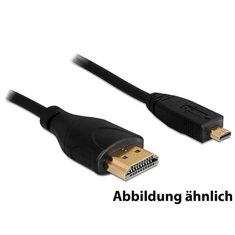 Adapterkabel mini-HDMI-Stecker auf HDMI-Stecker, 1 m