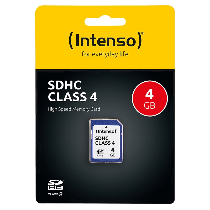SecureDigital SD-Speicherkarte 4 GB Class 4 (SDHC)