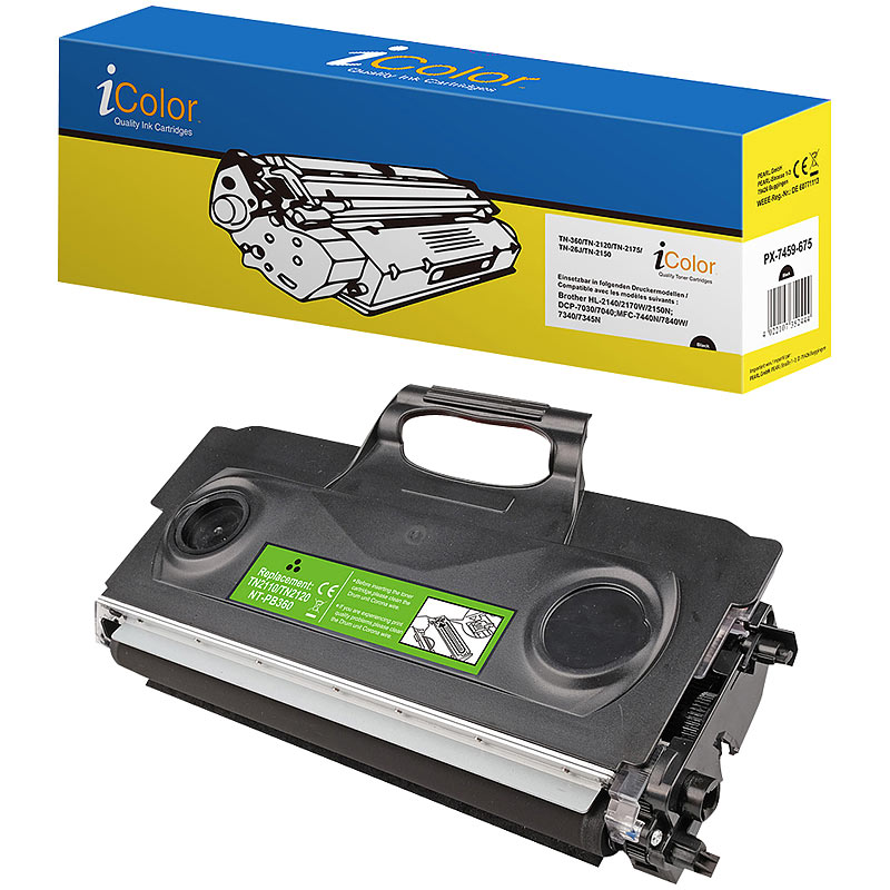 Brother TN2120 Toner- Kompatibel, für z.B.: Brother HL-2140 R