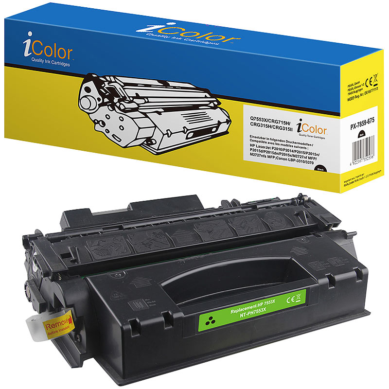 HP Q7553X / No.53X Toner- Kompatibel- black