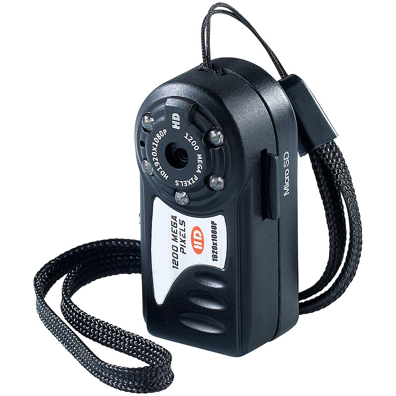 Full-HD-Mini-Kamera AC-1080.ir mit IR-Nachtsicht