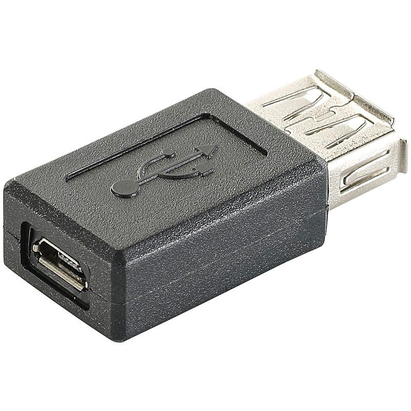 USB-2.0-Adapter von USB-A-Buchse zu Micro-USB-B-Buchse