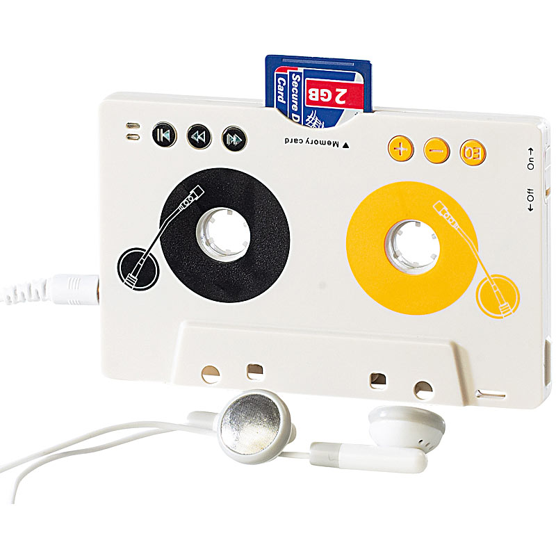 MP3-Player für Kassettenautoradio, Kassettenadapter mit Fernbedienung
