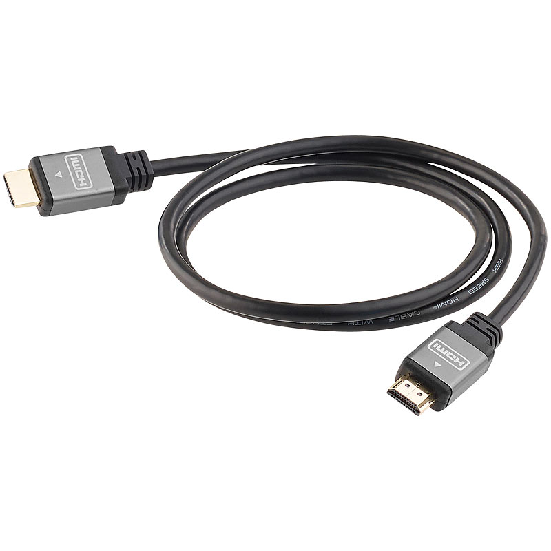 High-Speed-HDMI-2.0a-Kabel für 4K, 3D & Full HD, HEC, 1 m