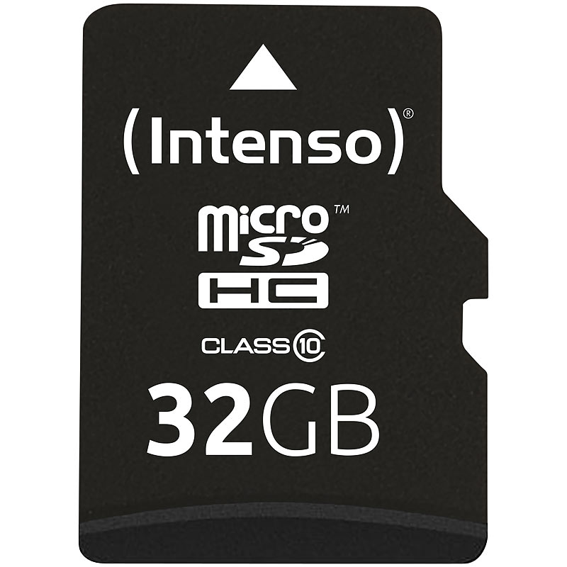 microSDHC-Speicherkarte 32 GB, Class 10, inkl. SD-Adapter