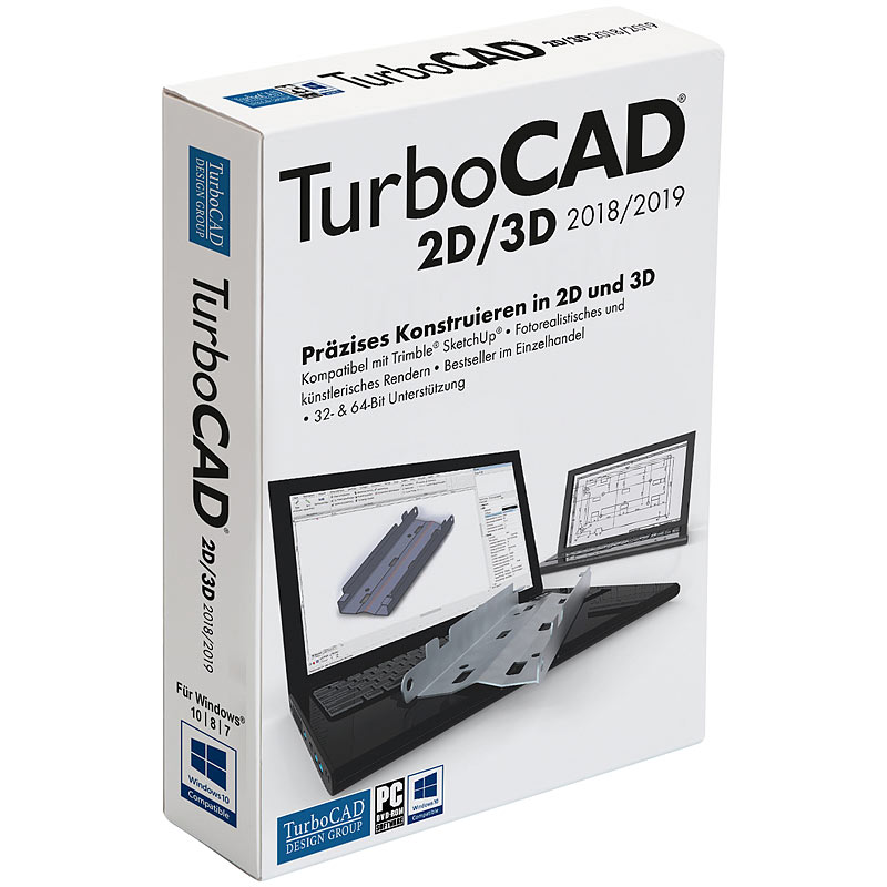 TurboCAD V2018/2019 2D/3D
