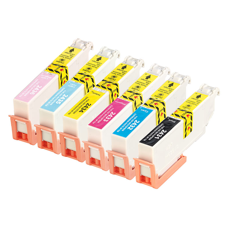 ColorPack für Epson (ersetzt T2438 / 24XL), BK/C/M/Y/LC/LM