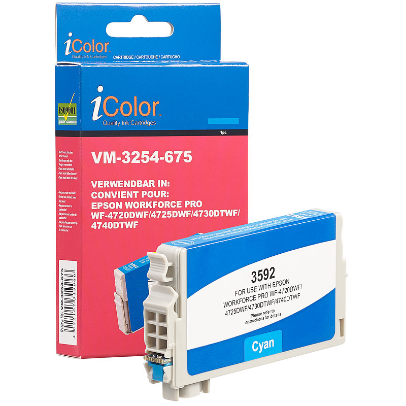 Tinten-Patrone T3592 / 35XL für Epson-Drucker, cyan (blau)